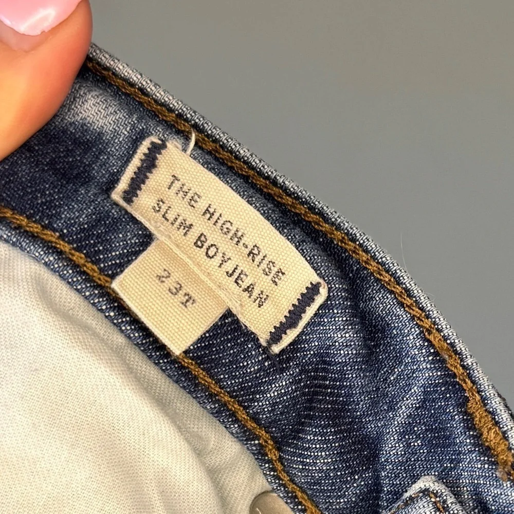 Madewell The Tall High-Rise Slim Boyjean: Eco Edition Rossie Wash 23 T - Picture 5 of 5